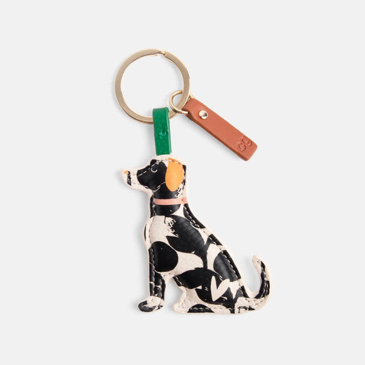 Mono Bloom Lab Dog Novelty Keyring