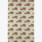 Geometry Christmas Ride Tea Towel