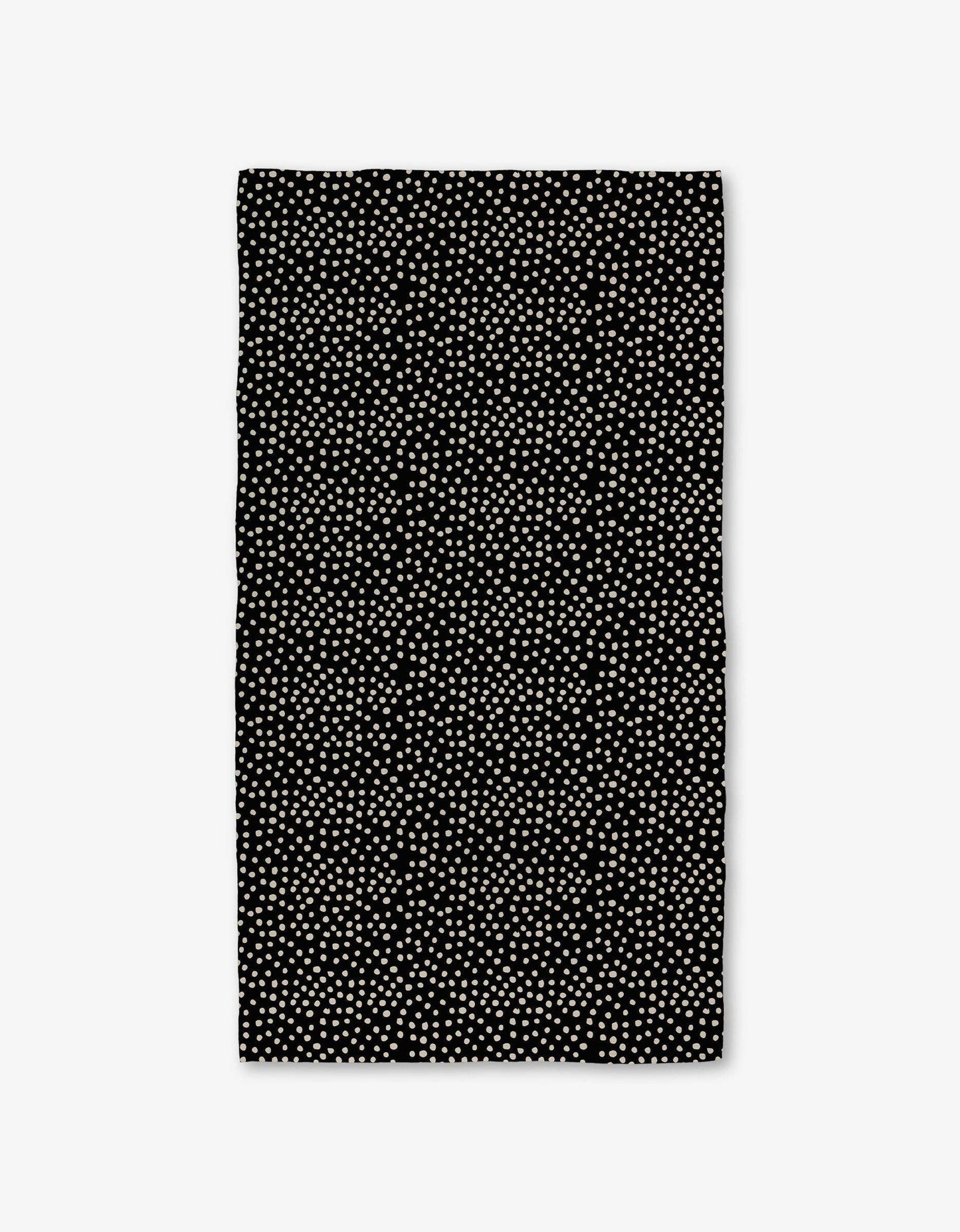 Geometry Dotty Black Luxe Bath Towel