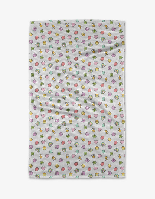 Geometry Shamrock Treasures Kitchen Tea Towel