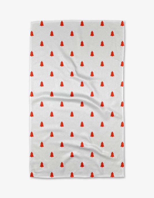 Geometry Merry Tea Towel