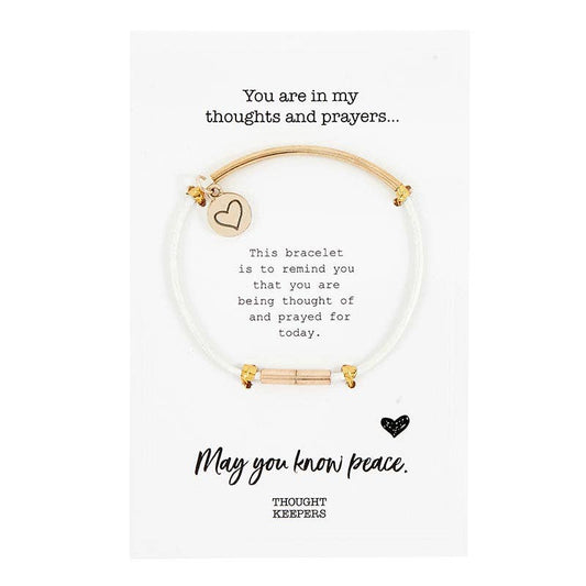 Thought Keepers Bracelet - White/Gold