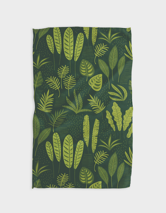 Geometry Fern Kitchen Tea Towel