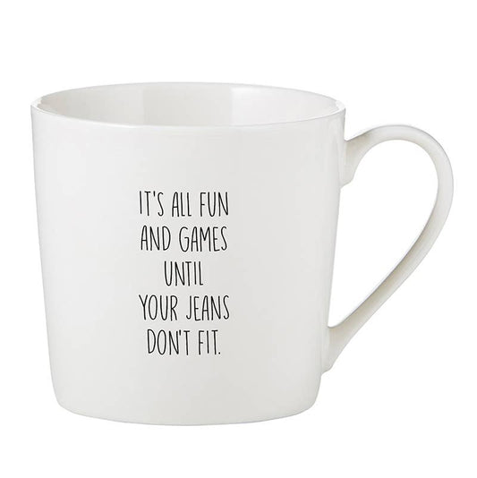 Cafe Mug - Jeans Don't Fit