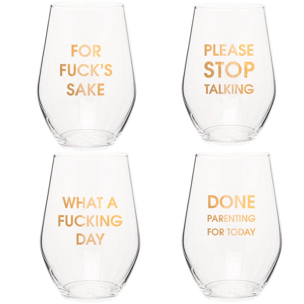 Daily Mood Swing Wine Glasses