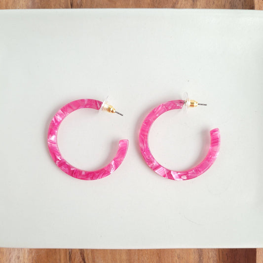 Camy Hoops Pink