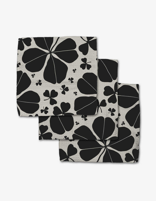 Geometry Clover Delight Dishcloth Set