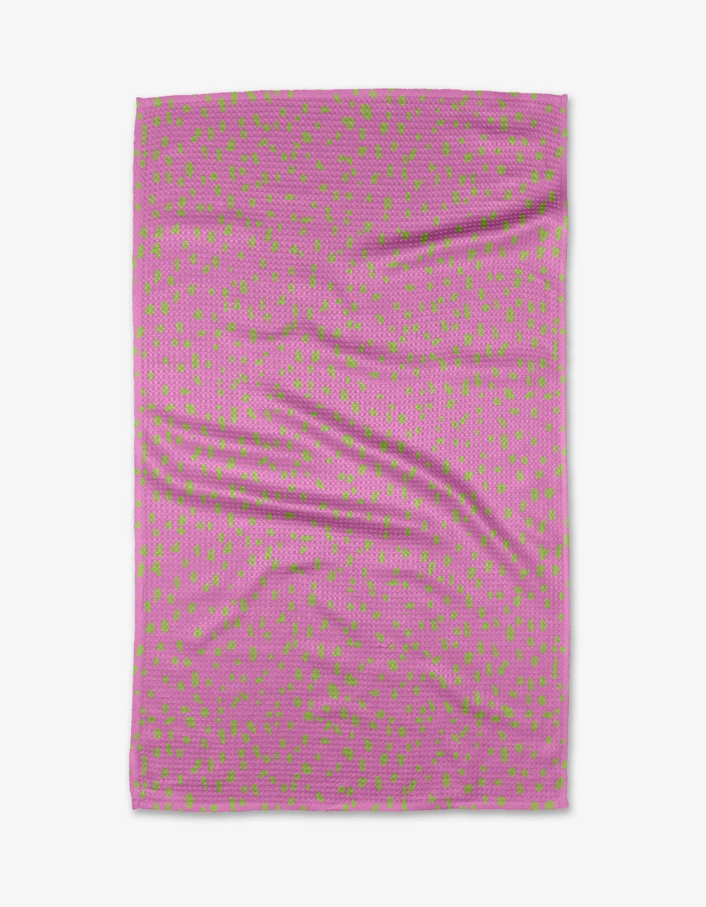 Geometry Speckle Pink Kitchen Tea towel