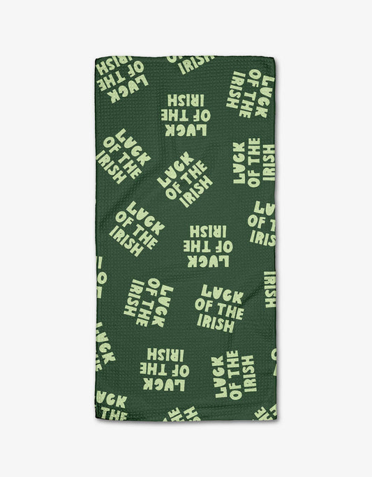 Geometry Irish Luck Bar Towel