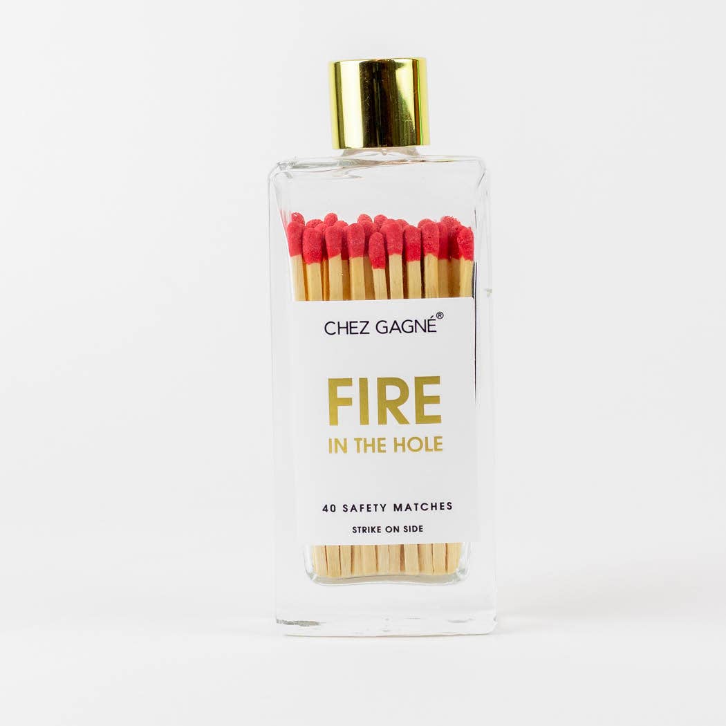 Fire in the Hole - Glass Bottle Matches