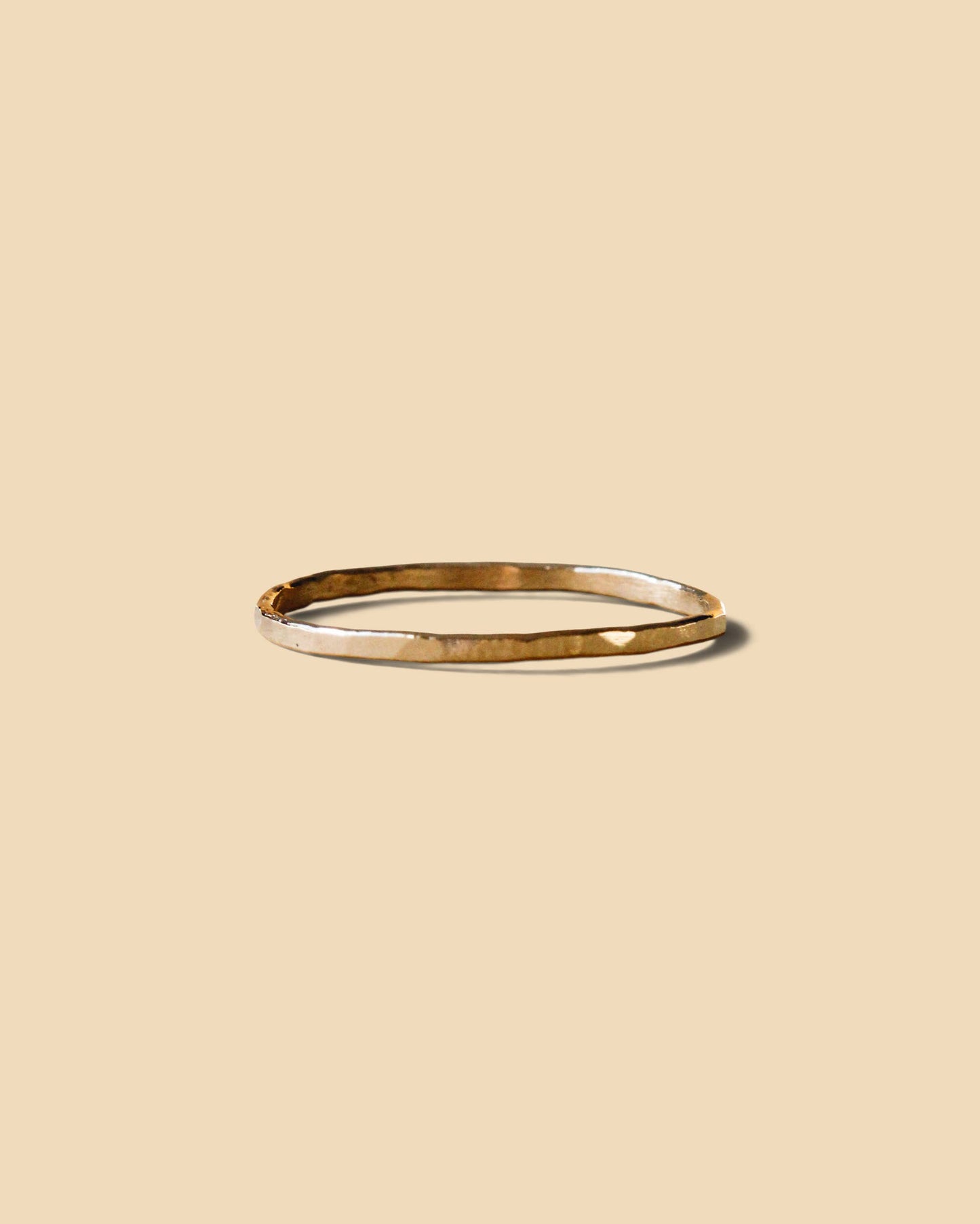 Hammered Stacking Ring