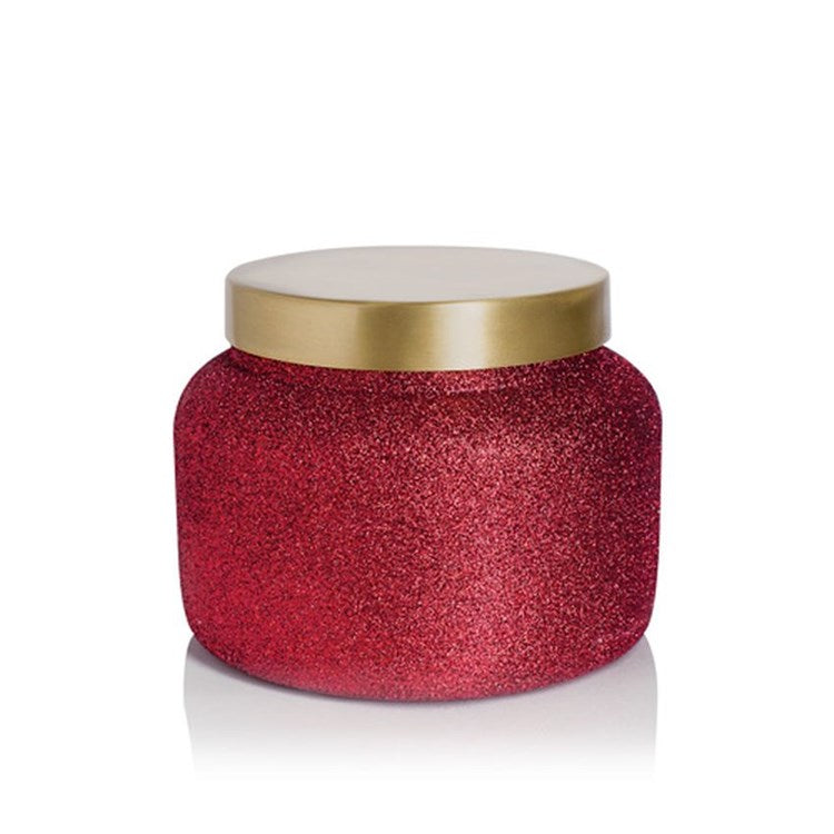 Jumbo Volcano Candle in Red Glam Gold+Oak