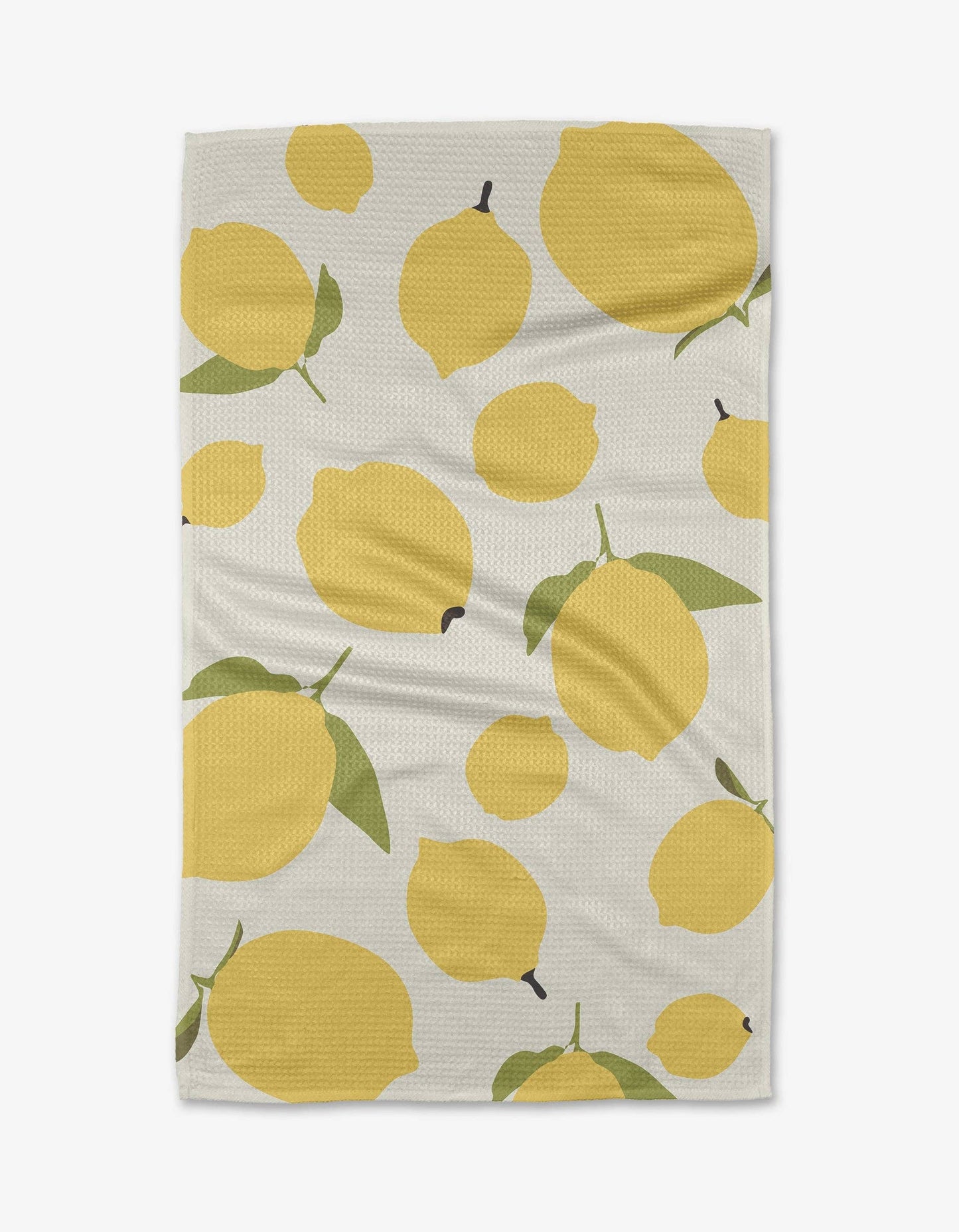 Geometry Sunny Lemons Kitchen Tea Towel