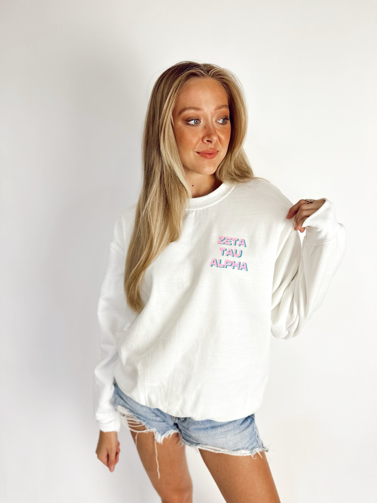 Retro ADPi Sorority Crewneck