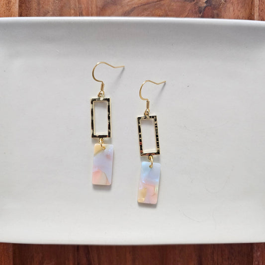 Raya Earrings - Pastel Rainbow