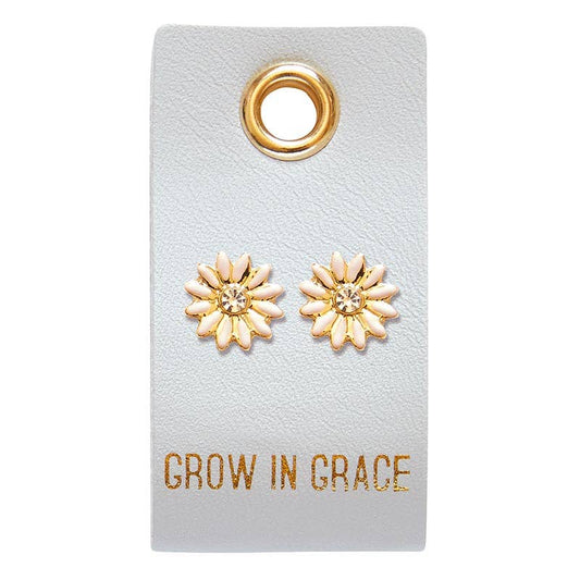 Stud Earrings - Grow In Grace - Flower