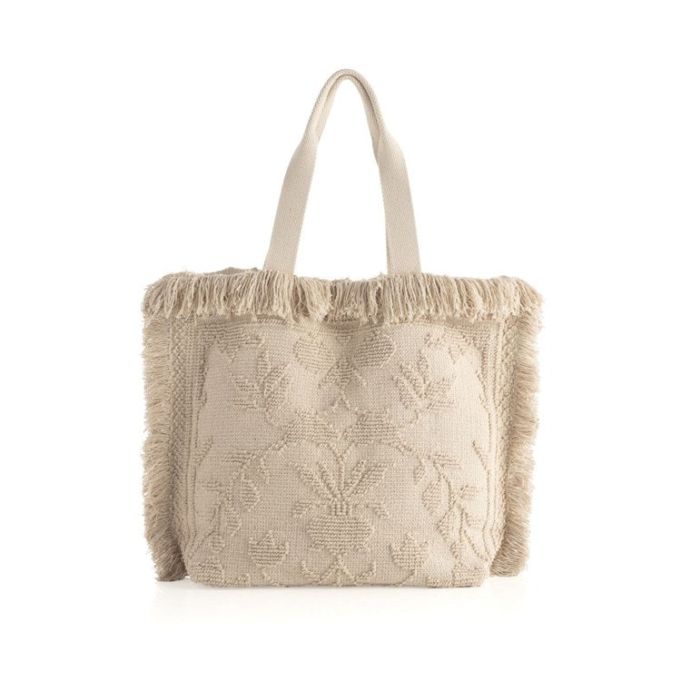 LORETTA TOTE,NATURAL