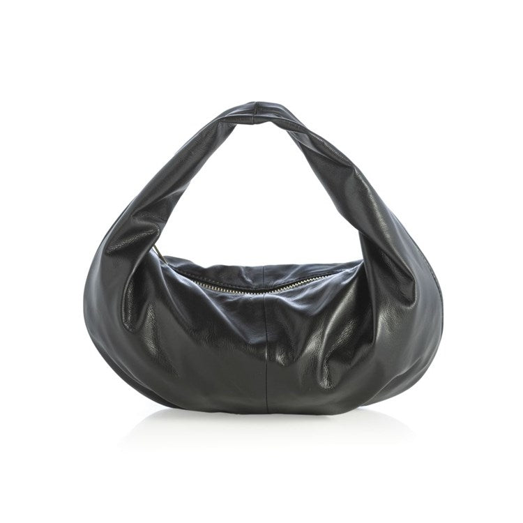 MILANO MINI HOBO, BLACK