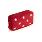 SOL STARS ZIP POUCH,RED
