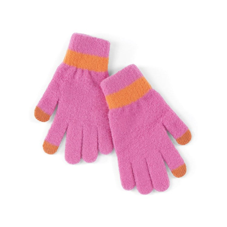 ELLIS TOUCHSCREEN GLOVES, PINK