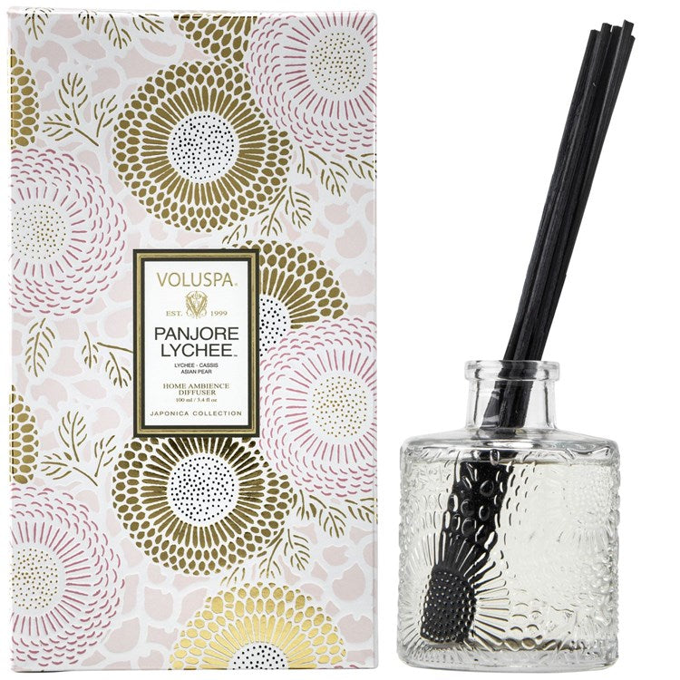 Lychee Reed Diffuser Panjore Lychee Reed Diffuser – Gold+Oak